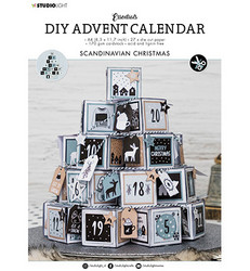 Studio Essentials DIY Advent Calendar - tee-itse joulukalenteri, Scandinavian Christmas