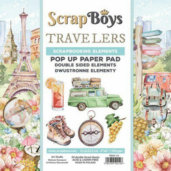 ScrapBoys Pop Up leikekuva-paperikko Travelers