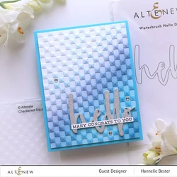Altenew 3D kohokuviointikansio Checkered Squares