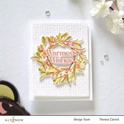 Altenew 3D kohokuviointikansio Mistletoe Wreath