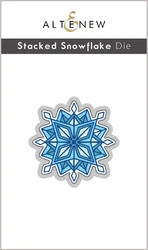 Altenew Stacked Snowflake -stanssi