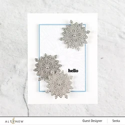 Altenew Stacked Snowflake -stanssi