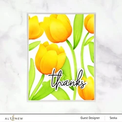 Altenew Tulip -sapluuna
