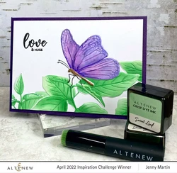 Altenew Gentle Butterfly -sapluuna