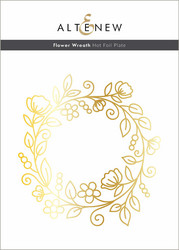 Altenew Flower Wreath Hot Foil -kuviolevy