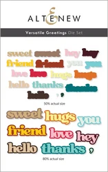 Altenew Versatile Greetings -stanssi