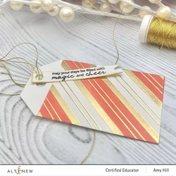 Altenew Tiny Festive Patterns Hot Foil -kuviolevy