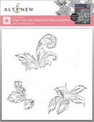 Altenew Craft Your Life Project Kit: Floral Acanthus Add-on -sapluunat