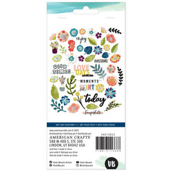 Vicki Boutin Print Shop Ephemera -leikekuvat Floral