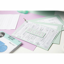 Sizzix 3D Textured Impressions kohokuviointikansio Silverware