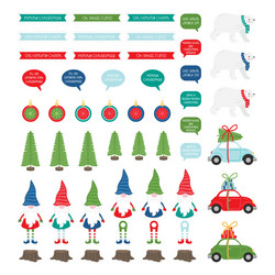 Spellbinders Card Shoppe leikekuvat Gnomie Christmas Dance