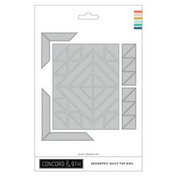 Concord & 9th stanssisetti Geometric Quilt Top