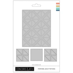 Concord & 9th stanssisetti Pinwheel Quilt Top