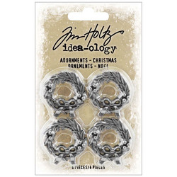 Tim Holtz Idea-Ology Metal Adornments -koristeet, Christmas