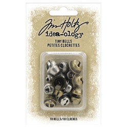 Tim Holtz Idea-Ology Tiny Metal Bells -koristeet