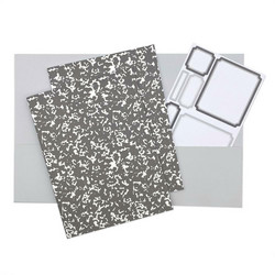 49 And Market Memory Journal  Essentials -setti, sävy Pewter