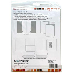 49 and Market Memory Journal Foundations Pages B -setti, valkoinen