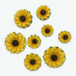 49 and Market Sunflowers paperikukat Amber