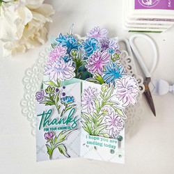 Pinkfresh Studio sapluunasetti Chrysanthemum