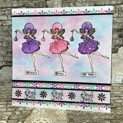 Jane Davenport leimasinsetti Snowflake Fairy