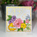 Woodware leimasin Floral Thank You