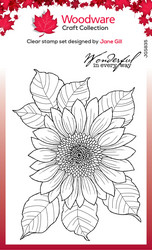 Woodware leimasin Sunflower Rays