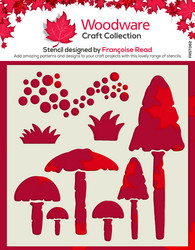 Woodware sapluuna Mushrooms
