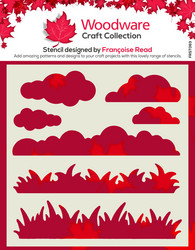 Woodware sapluuna Grass & Clouds