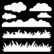 Woodware sapluuna Grass & Clouds