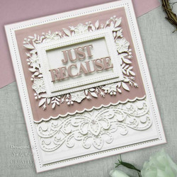 Creative Expressions stanssi Jewelled Scalloped Border