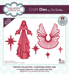 Creative Expressions stanssi Christmas Angel 2022