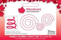 Woodware stanssi Wibbly Wobbly