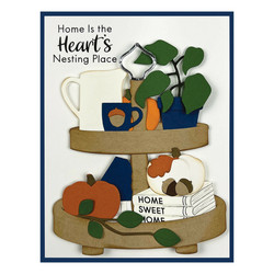 Spellbinders leimasin Tiered Tray Sentiments