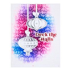 Spellbinders Simon Hurley Glimmer Hot Foil -kuviolevy ja stanssisetti Retro Ornaments
