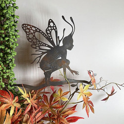 Lavinia Metal Garden Ornaments -metallikoriste puutarhaan Zara, uncoated