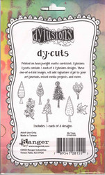 Dyan Reaveley's Dylusions Christmas Dy-Cuts -leikekuvat, Me Trees