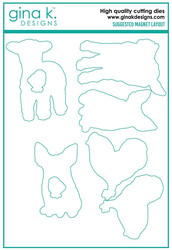 Gina K. Designs stanssi Farmyard Friends