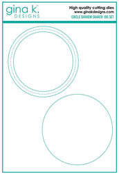 Gina K. Designs stanssi Circle Shadow Shaker