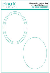 Gina K. Designs stanssi Oval Shadow Shaker