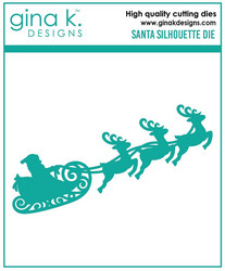 Gina K. Designs stanssi Santa Silhouette