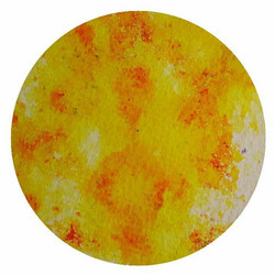 Brusho Crystal Colour -akvarellijauhe, sävy Yellow