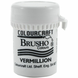 Brusho Crystal Colour -akvarellijauhe, sävy Vermillion