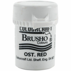 Brusho Crystal Colour -akvarellijauhe, sävy Ostwald Red