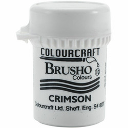 Brusho Crystal Colour -akvarellijauhe, sävy Crimson