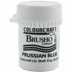 Brusho Crystal Colour -akvarellijauhe, sävy Prussian Blue