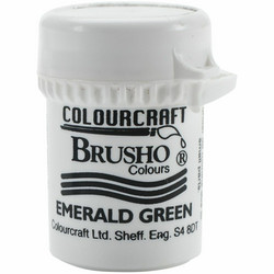 Brusho Crystal Colour -akvarellijauhe, sävy Emerald Green