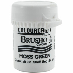Brusho Crystal Colour -akvarellijauhe, sävy Moss Green