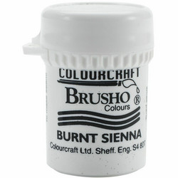 Brusho Crystal Colour -akvarellijauhe, sävy Burnt Sienna