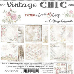 Craft O'clock paperipakkaus Vintage Chic, 6