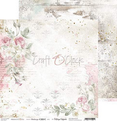 Craft O'clock skräppipaperi Vintage Chic 01
